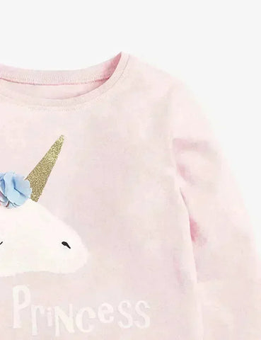 Cartoon Unicorn Long Sleeve T-Shirt