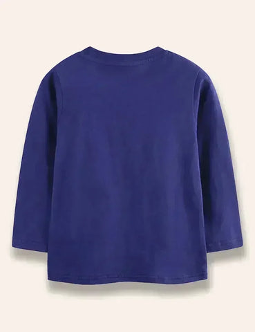 Multi Clouds Long Sleeve T-Shirt