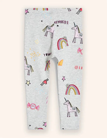 Einhorn-Regenbogen-Leggings