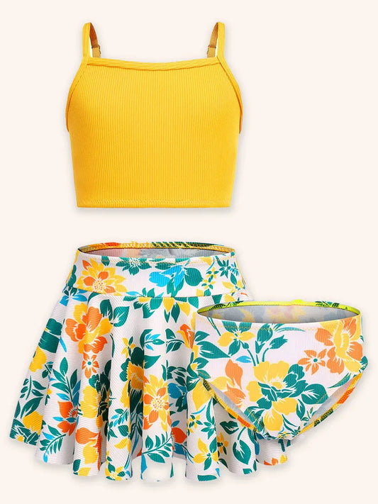 Badeanzug mit Blumenmuster