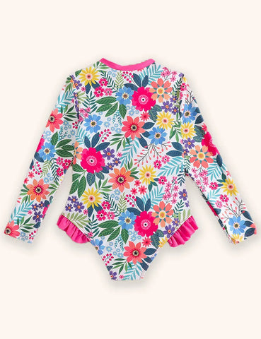 Badeanzug mit Blumenmuster