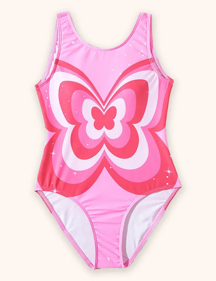 Badeanzug mit Wing-Print