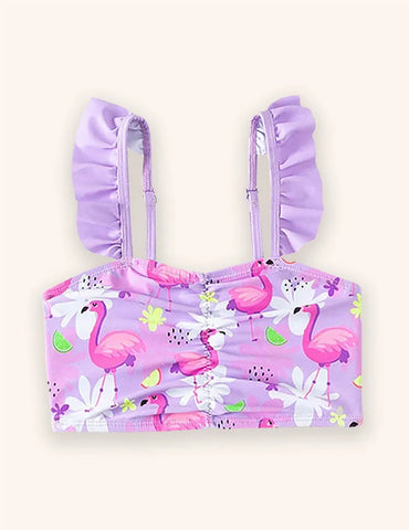 Bademode-Set mit Flamingo-Print