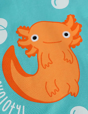 T-Shirt mit Salamander-Applikation