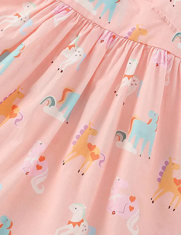 Pony Printed Dress