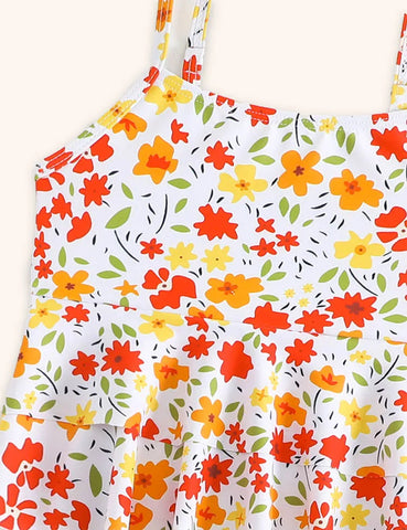 Badeanzug mit Blumenmuster