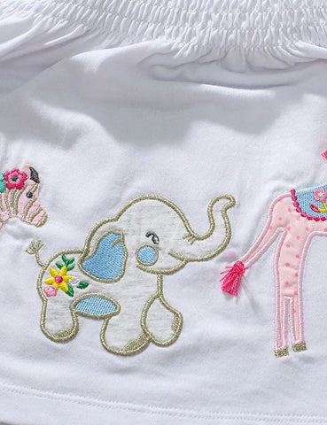 T-Shirt-Set mit Tierapplikation