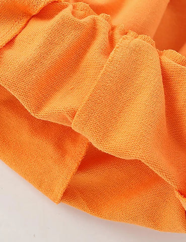 Conjunto con capucha y estampado de sol