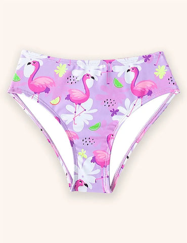 Bademode-Set mit Flamingo-Print
