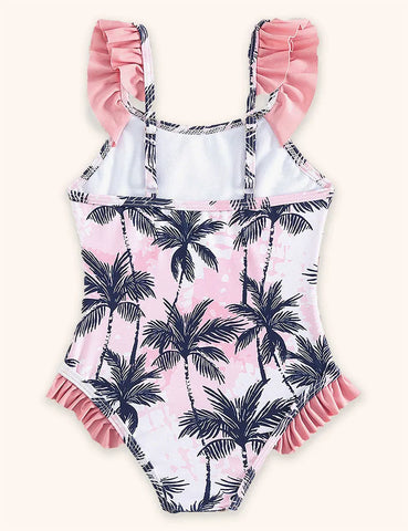 Badeanzug mit Kokosnuss-Print