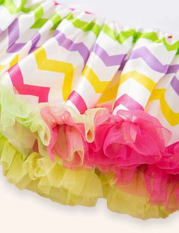 Easter Cartoon Printed Skirt Set