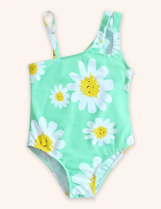Traje de baño de una pieza con tirantes