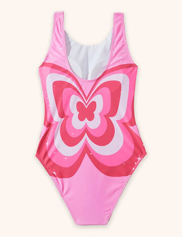 Badeanzug mit Wing-Print