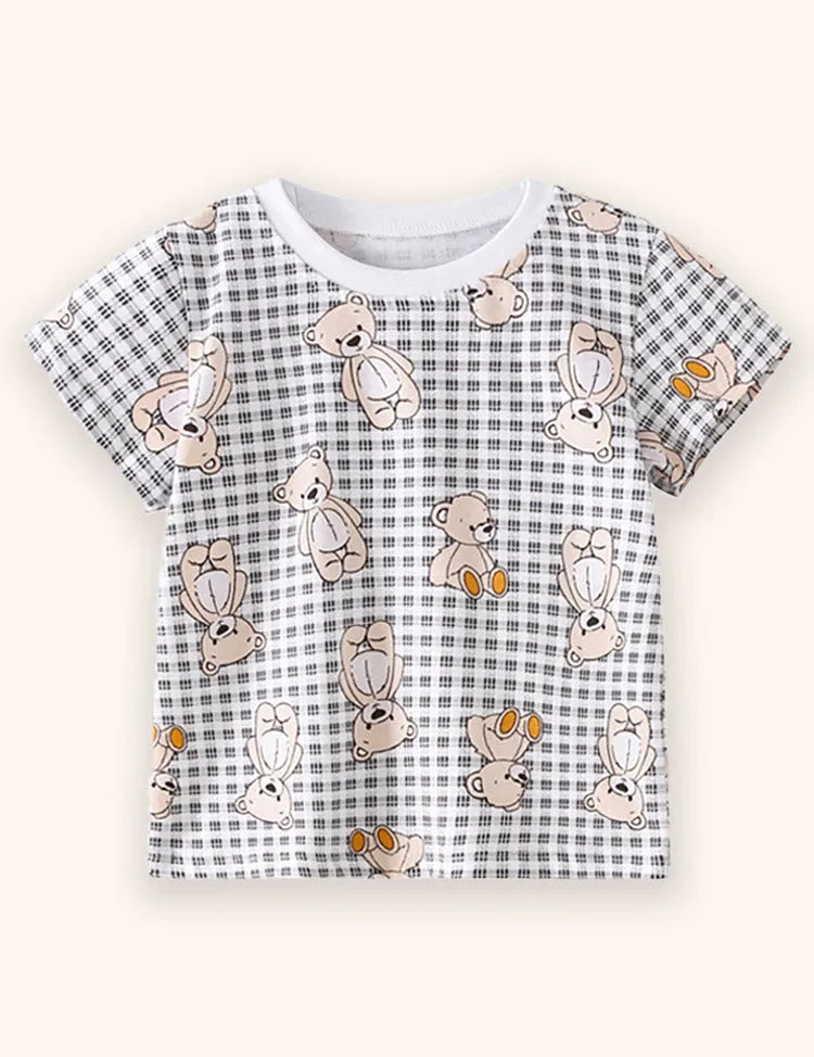 Niedliches T-Shirt mit Bärenprint