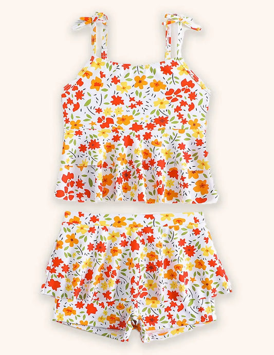 Badeanzug mit Blumenmuster
