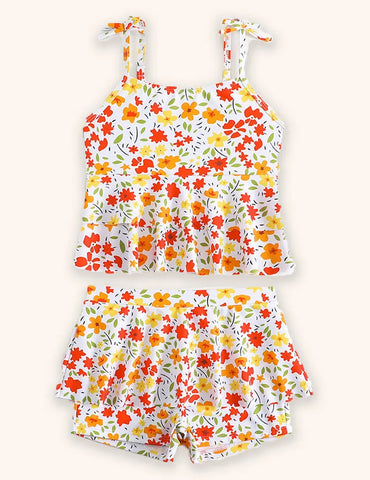 Badeanzug mit Blumenmuster