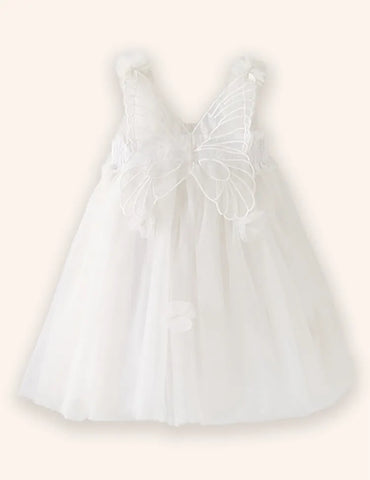 3D-Flügel-Tüllkleid