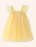 Frill Sleeves Tulle Dress