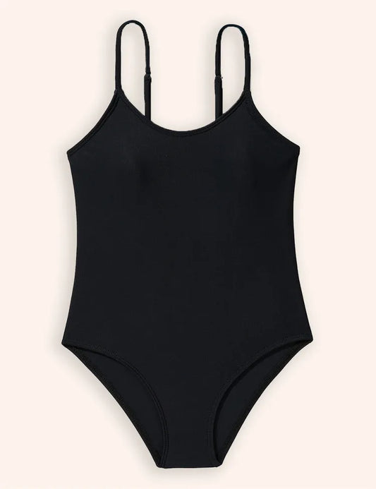 Costume da bagno con fascia in tinta unita