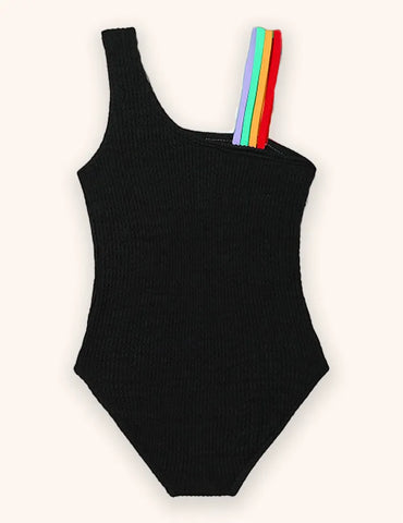 Badeanzug mit Regenbogen-Träger
