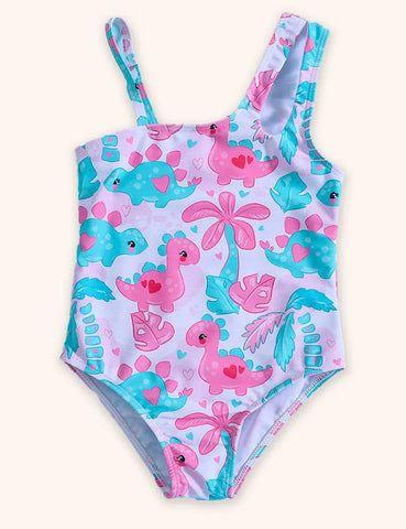 Traje de baño de una pieza con tirantes