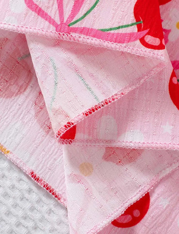 Trägerkleid Mit Kirschenprint