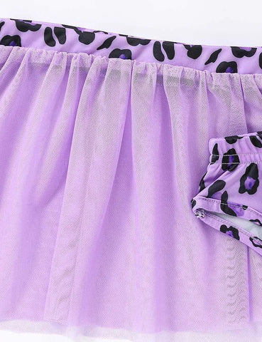 Badeanzug Mit Leopardenmuster Und Cut-Outs