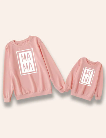 Valentine's Day MAMA & MINI Printed Sweatshirt