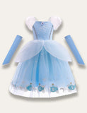 Frozen Elsa Prinzessinnen-Partykleid