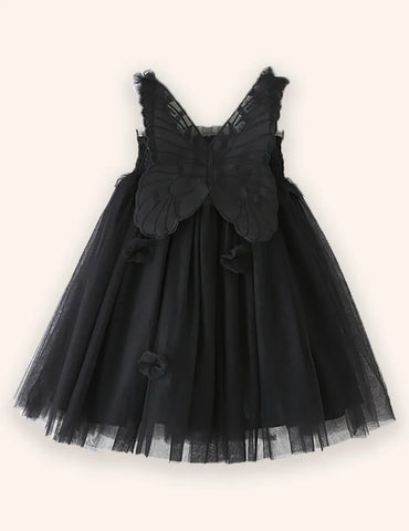 3D-Flügel-Tüllkleid
