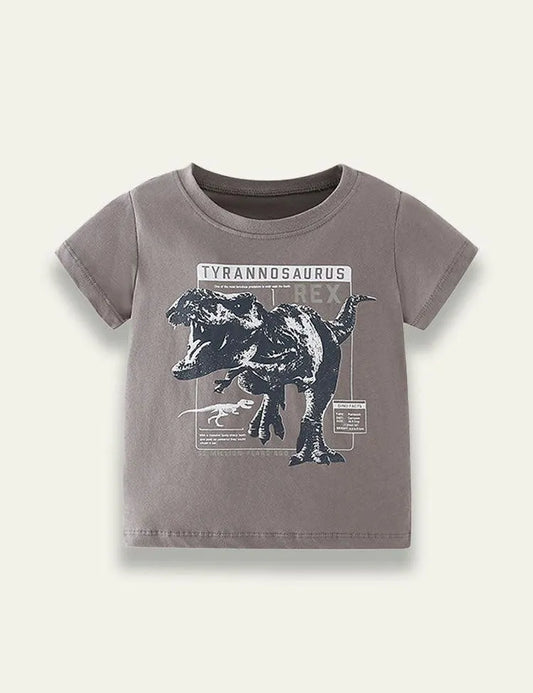 Dinosaur Round Neck T-shirt - Mini Taylor