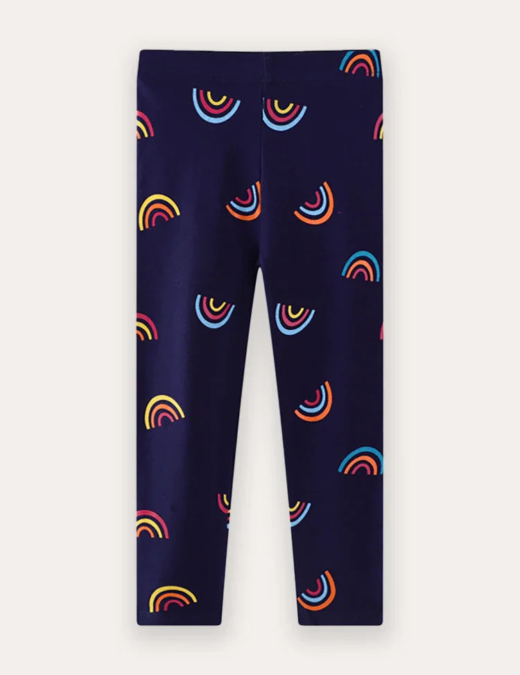 Leggings mit Regenbogenprint
