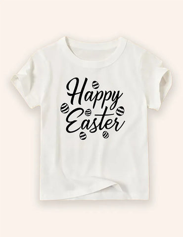 T-Shirt mit Oster-Cartoon-Aufdruck