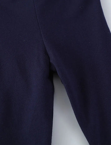 Leggings a farfalla con paillettes