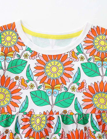 Sunflower Printed Dress