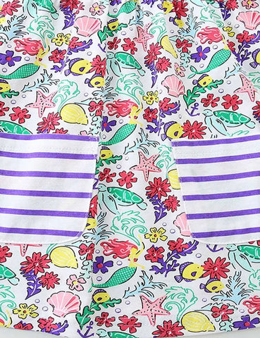 Sea World Printed Dress