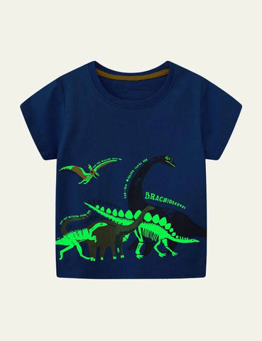 Nightglow Dinosaur T-shirt - Mini Taylor