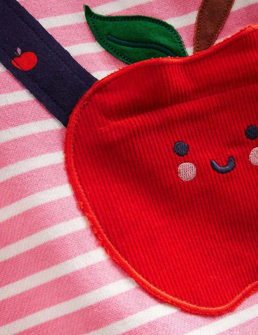 Apple Bag Appliqué Dress