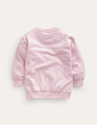 Rainbow Printed Round Neck Sweater - Mini Taylor