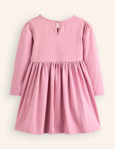 Nellie Appliqué Flare Dress
