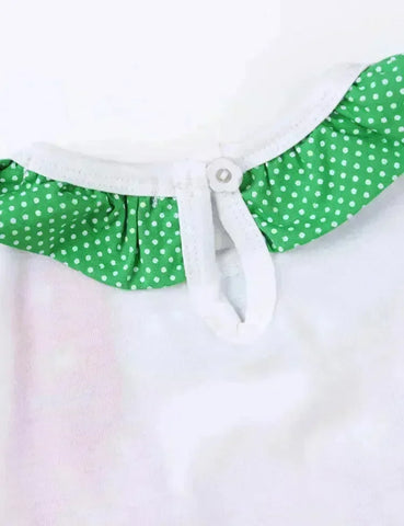 Conjunto estampado de renos lindos navideños