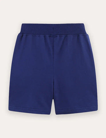 Papegaai geborduurde katoenen shorts
