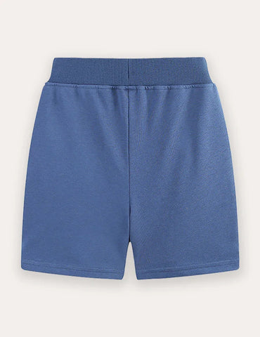 Cartoon Shark Applique Shorts