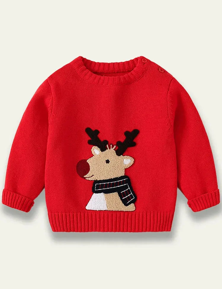 Weihnachts-Rentierpullover