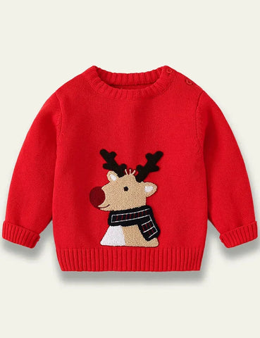 Weihnachts-Rentierpullover