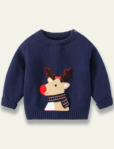 Weihnachts-Rentierpullover
