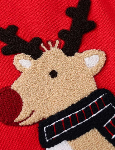 Weihnachts-Rentierpullover
