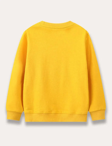 Excavator Printed Sweatshirt - Mini Taylor