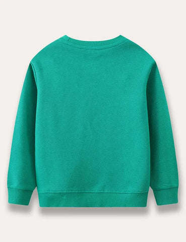 T-Rex Printed Sweatshirt - Mini berni