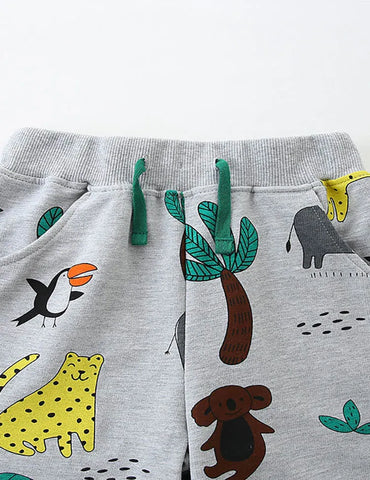 Animal Print Shorts